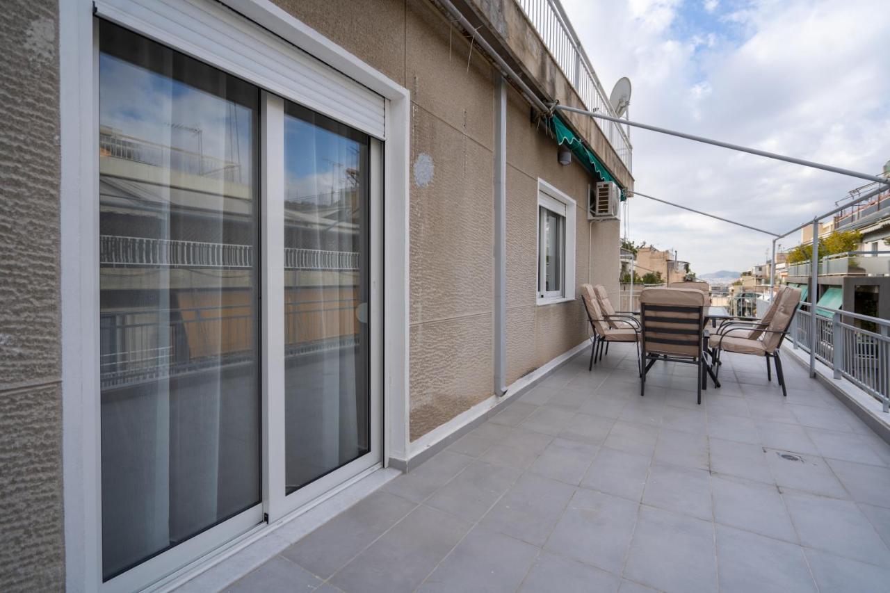 Athens Hideout Apt, Big Rooftop With City View Apartment Ngoại thất bức ảnh